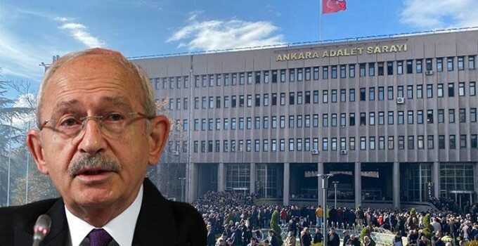 Eski CHP Genel Başkanı Kılıçdaroğlu, Ankara Adliyesinde talimat duruşmasına katıldı