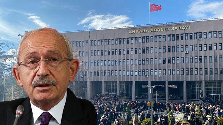 Eski CHP Genel Başkanı Kılıçdaroğlu, Ankara Adliyesinde talimat duruşmasına katıldı